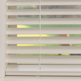 Houten jaloezie Lem - Off White - Lindehout - 50 mm