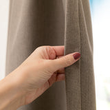 Gordijn Nox - Donker Taupe - 100% verduisterend