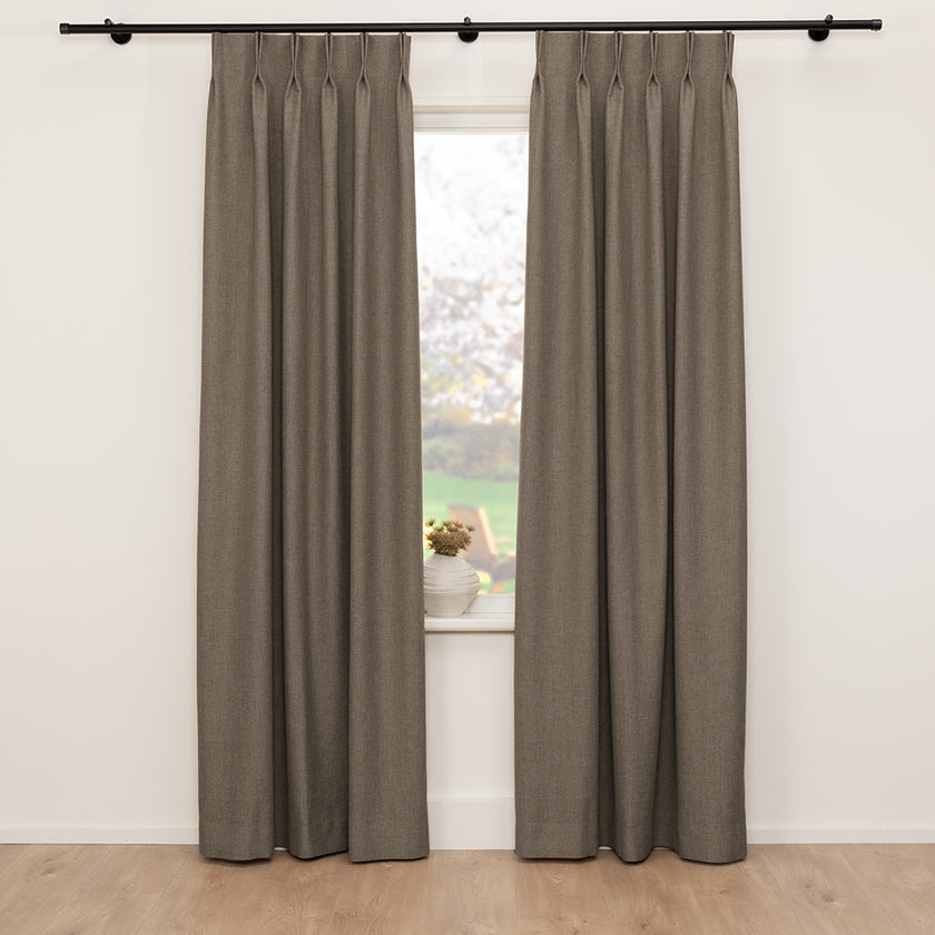 Gordijn Night - Donker Taupe - 100% verduisterend