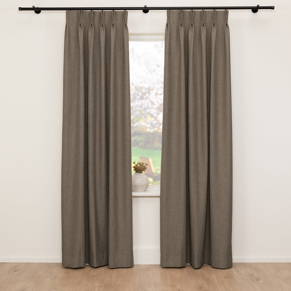 Gordijn Night - Donker Taupe - 100% verduisterend