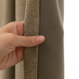 Gordijn Night - Khaki - 100% verduisterend