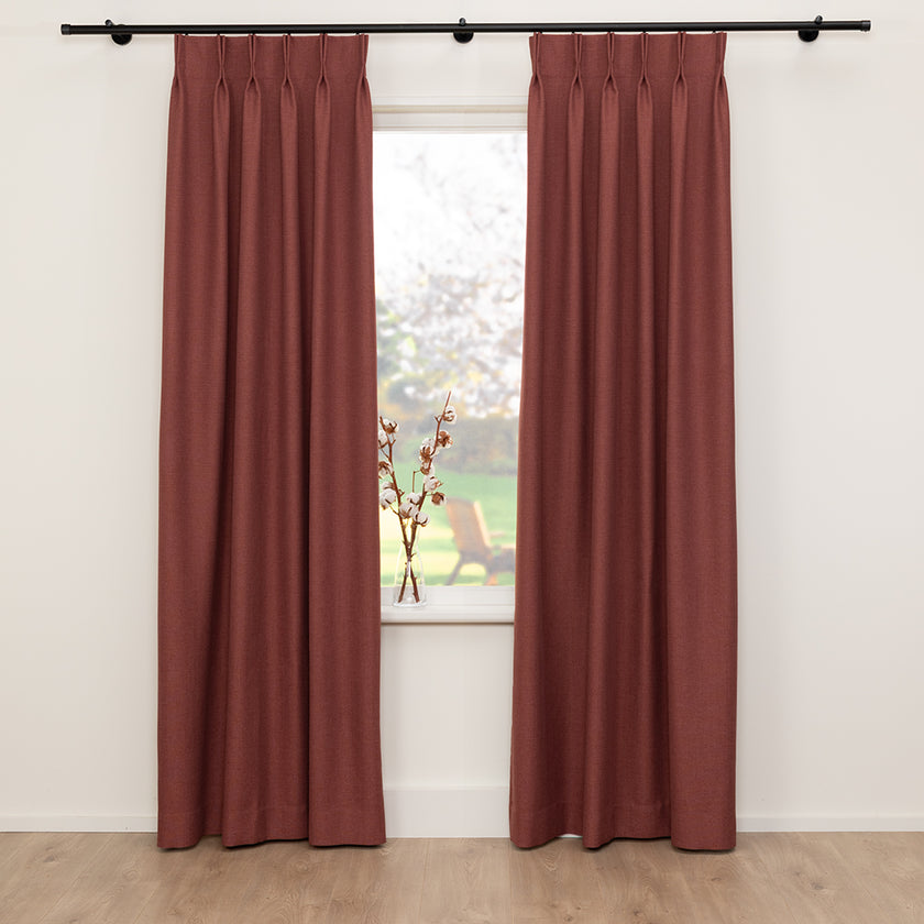Gordijn Night - Roze Rood - 100% verduisterend