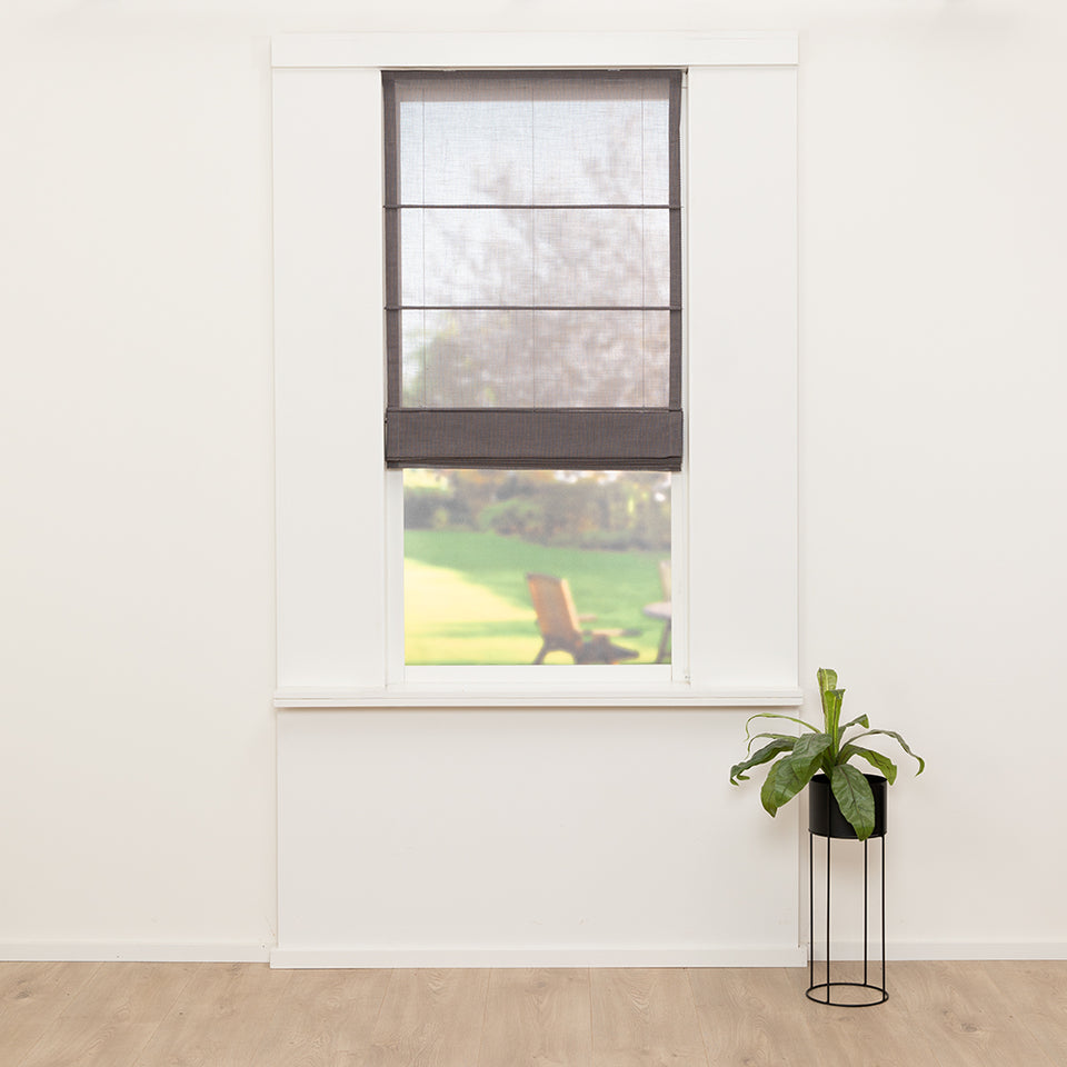 Vouwgordijn Puur - Donker Taupe