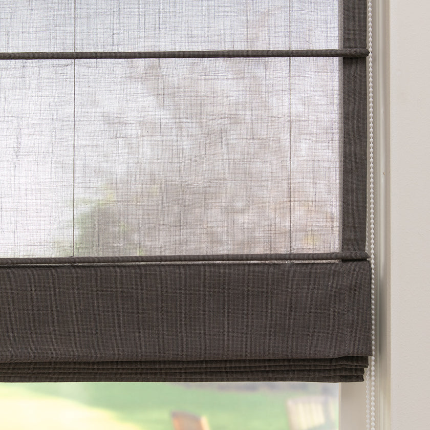 Vouwgordijn Puur - Donker Taupe