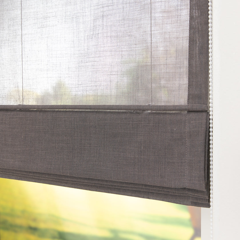 Vouwgordijn Puur - Donker Taupe