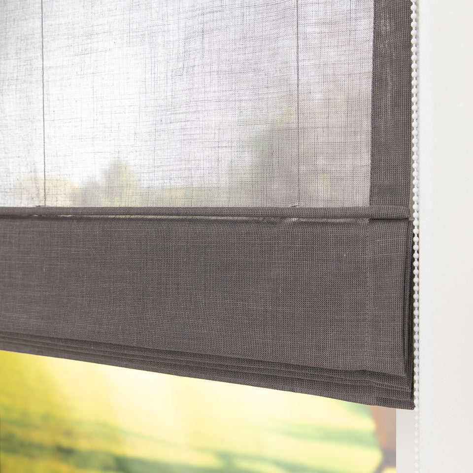 Vouwgordijn Puur - Donker Taupe