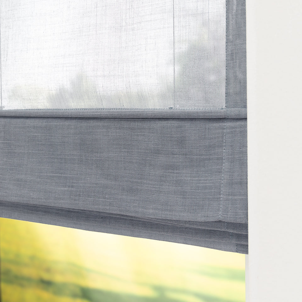 Vouwgordijn Puur - Blauw