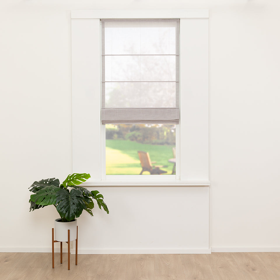 Vouwgordijn Puur - Licht Grijs