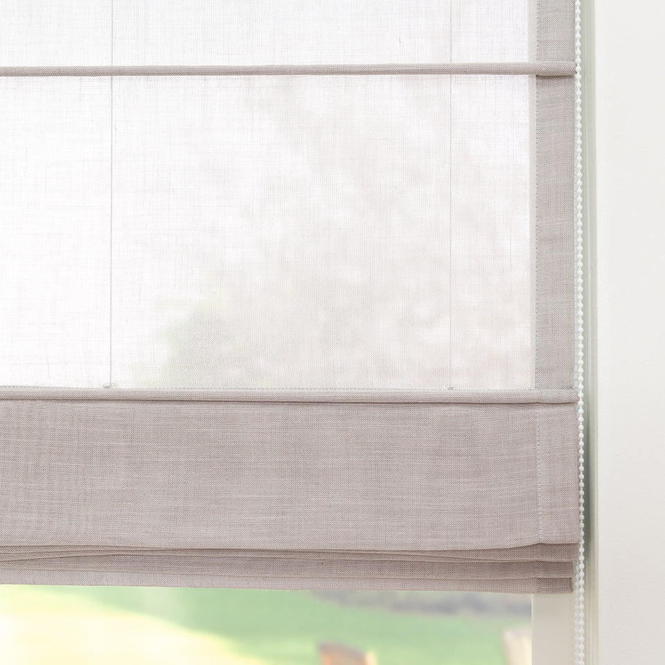 Vouwgordijn Puur - Licht Grijs