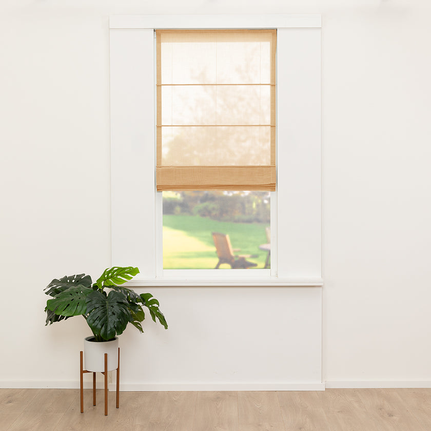 Vouwgordijn Puur - Licht Geel