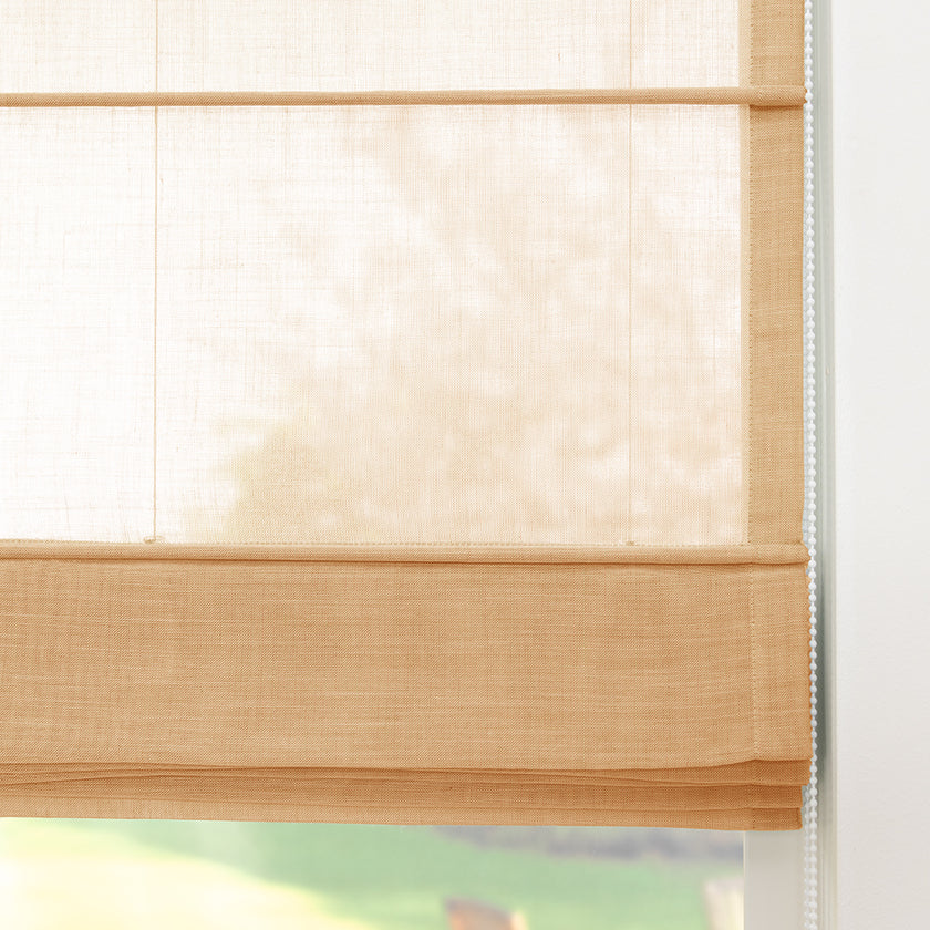 Vouwgordijn Puur - Licht Geel