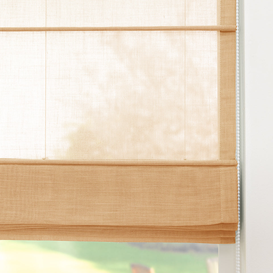 Vouwgordijn Puur - Licht Geel