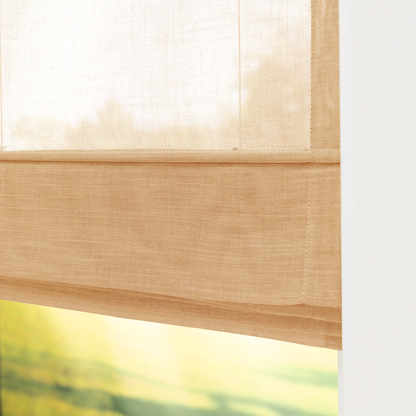 Vouwgordijn Puur - Licht Geel