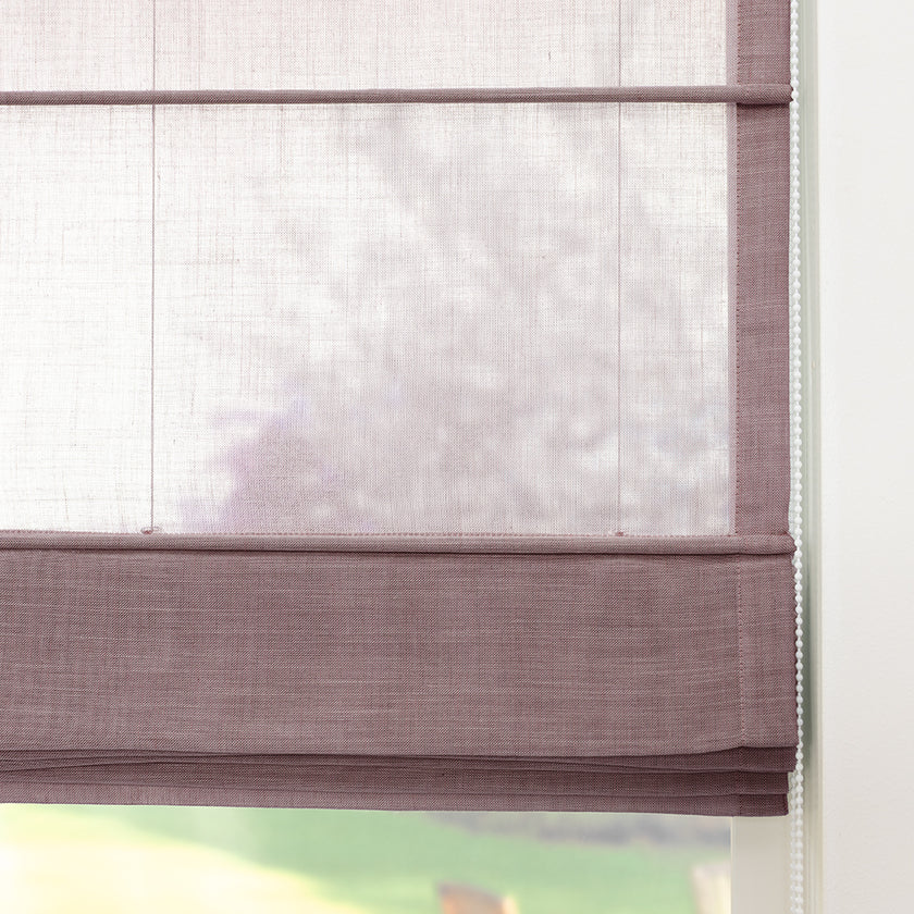 Vouwgordijn Puur - Pruim