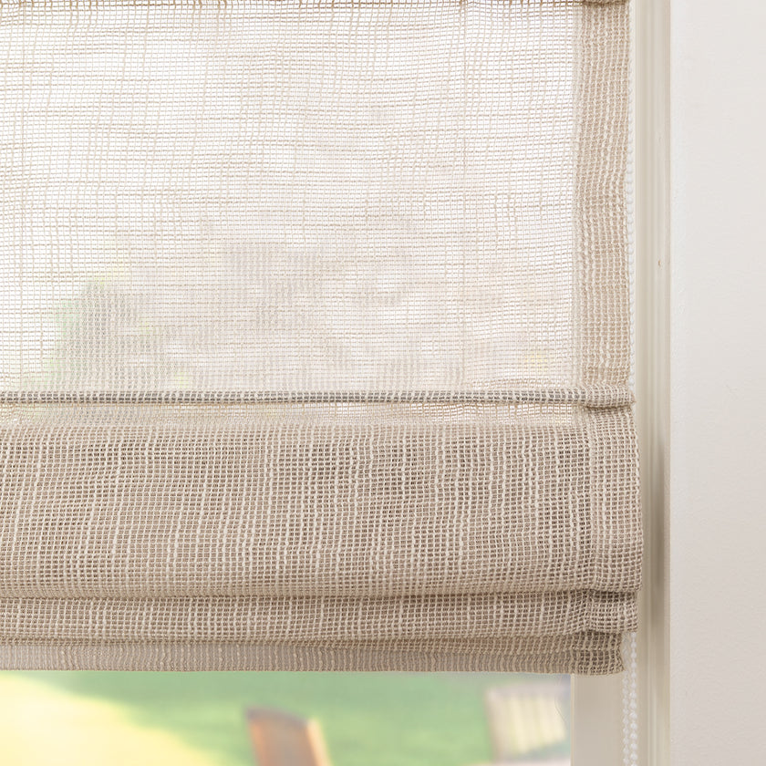 Vouwgordijn Rock -  Ecru