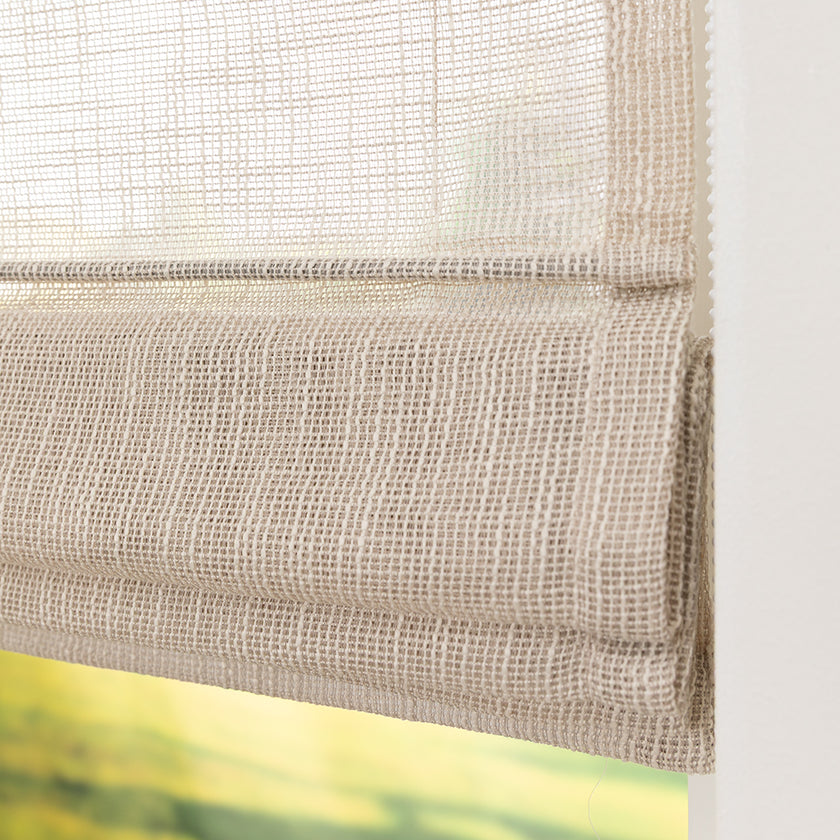 Vouwgordijn Rock -  Ecru