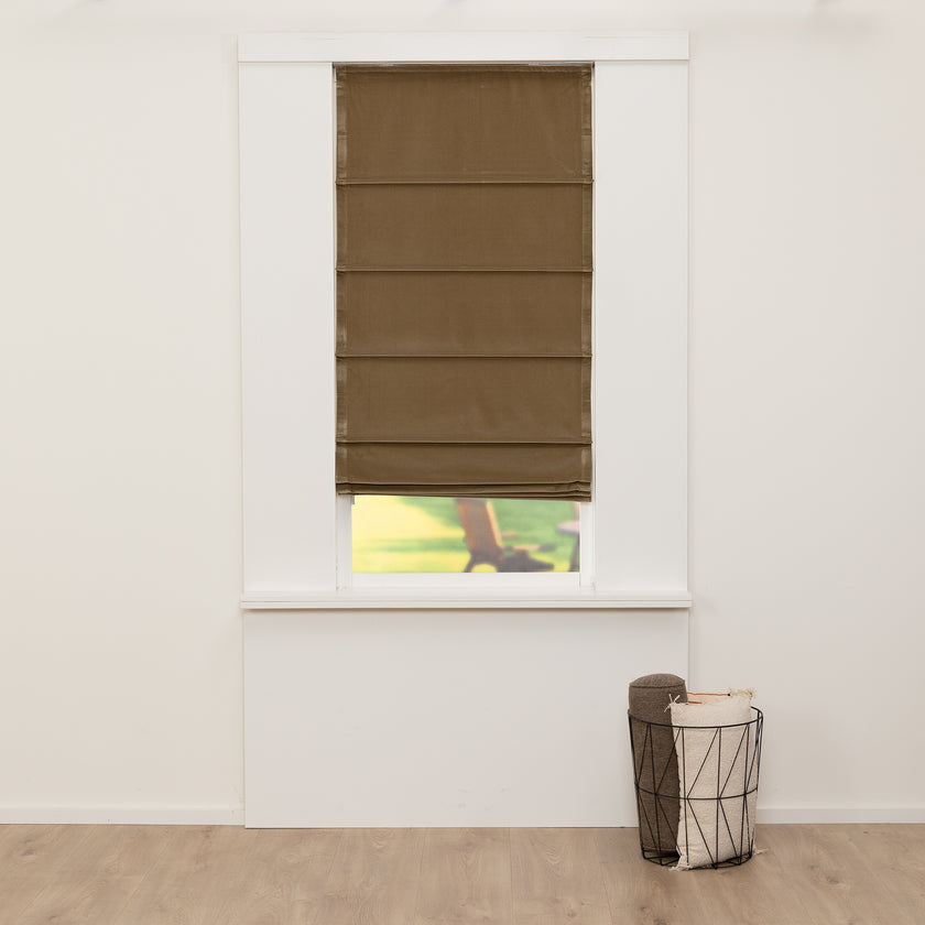 Vouwgordijn Royal - Lichtbruin