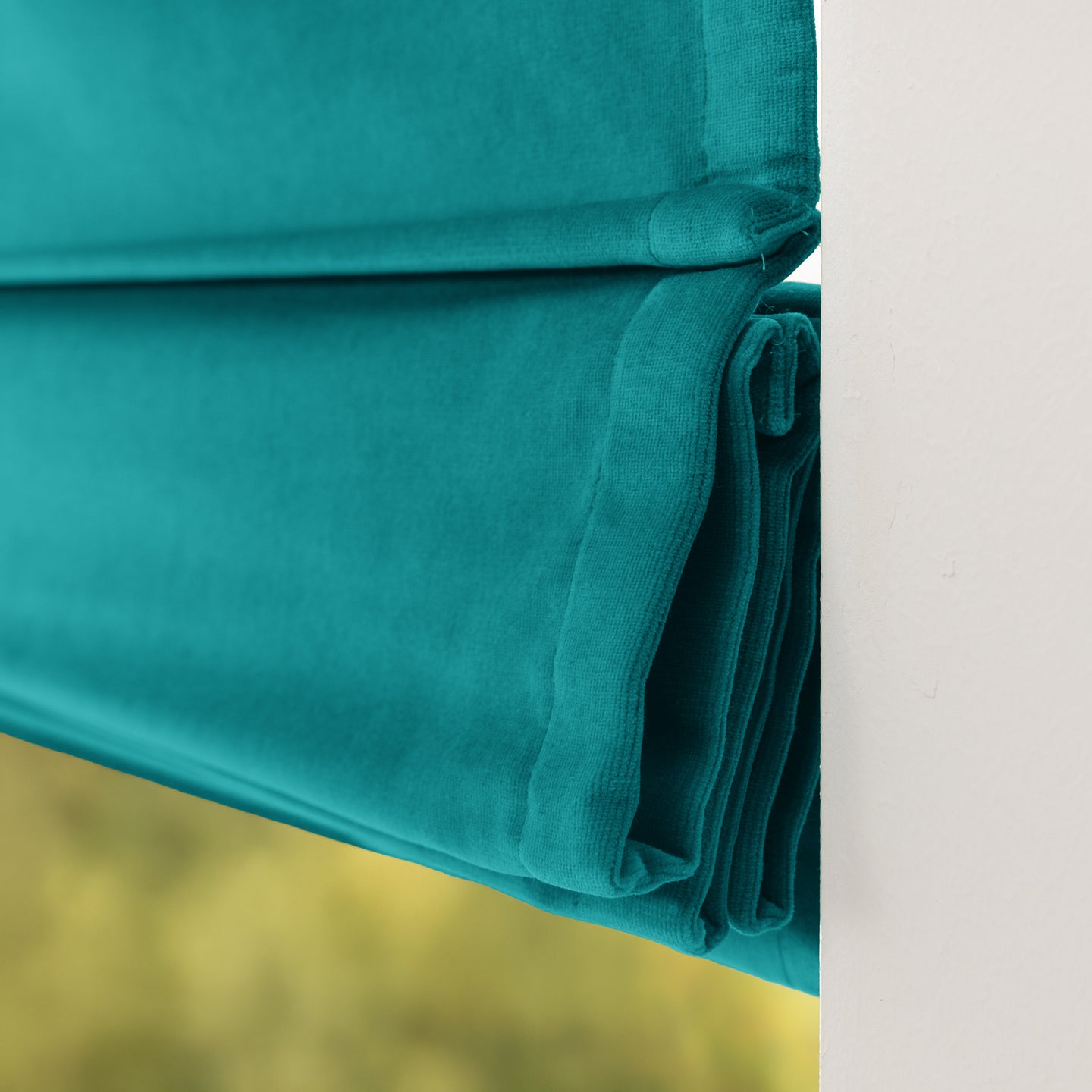 Vouwgordijn Royal - Aqua Blauw