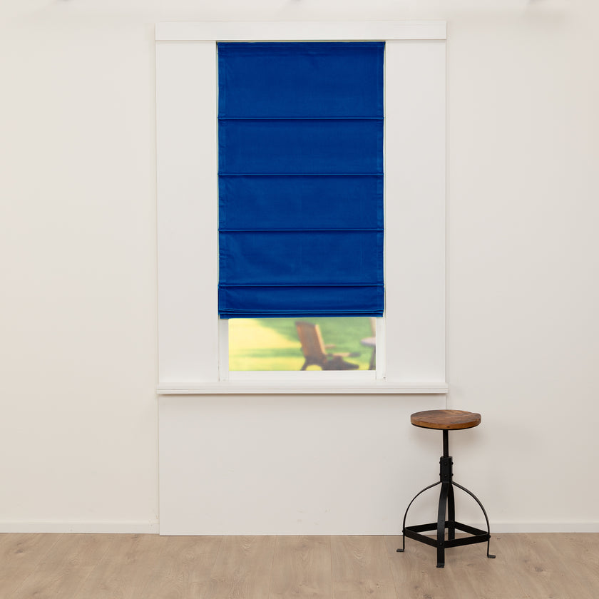 Vouwgordijn Royal - Kobalt Blauw