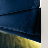 Vouwgordijn Royal - Navy Blauw