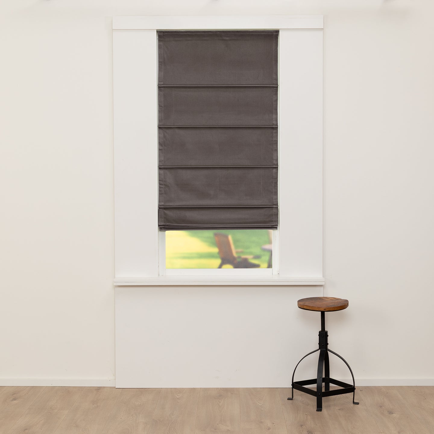 Vouwgordijn Royal - Beton Grijs