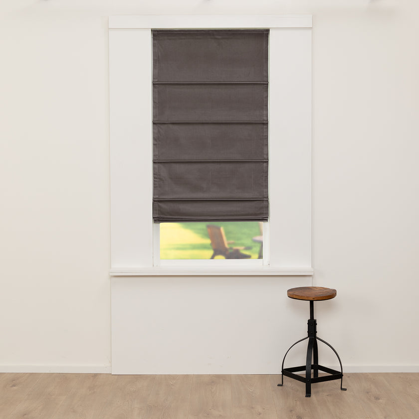 Vouwgordijn Royal - Beton Grijs