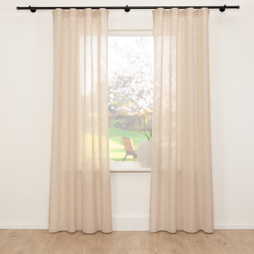 Gordijn Sara - Licht Bruin