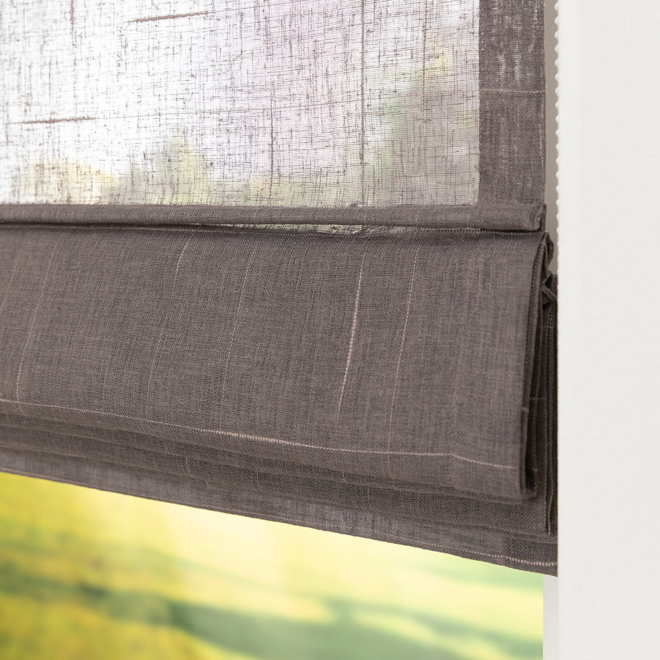 Vouwgordijn Breeze - Donker Taupe