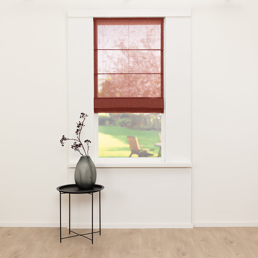 Vouwgordijn Breeze - Pruim