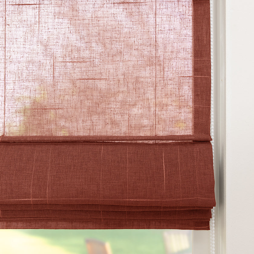 Vouwgordijn Breeze - Pruim