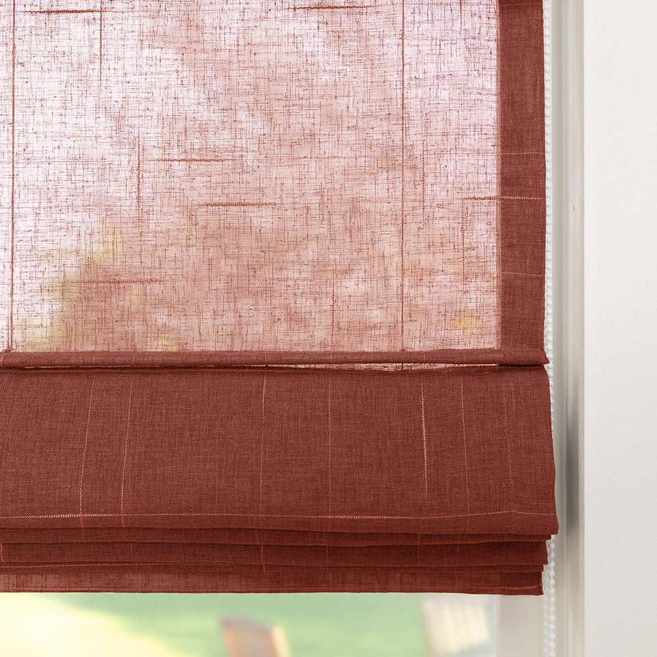 Vouwgordijn Breeze - Pruim