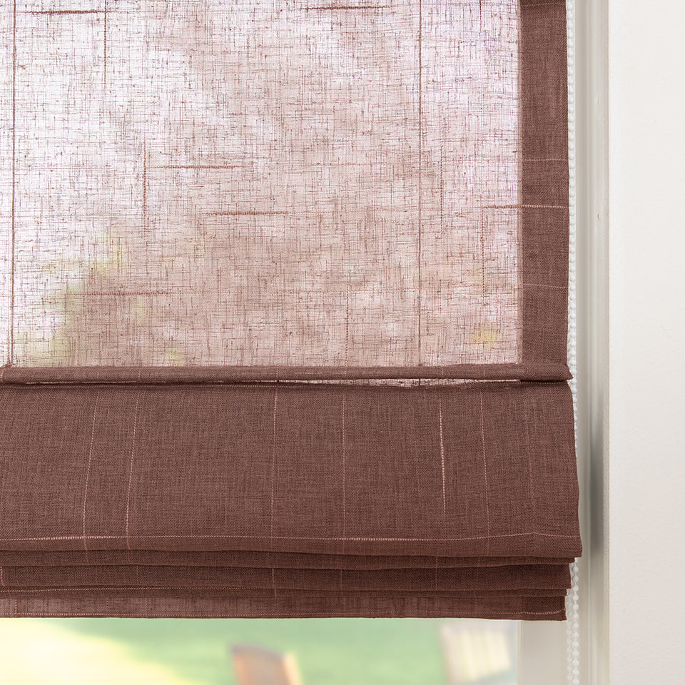 Vouwgordijn Breeze -  Aubergine