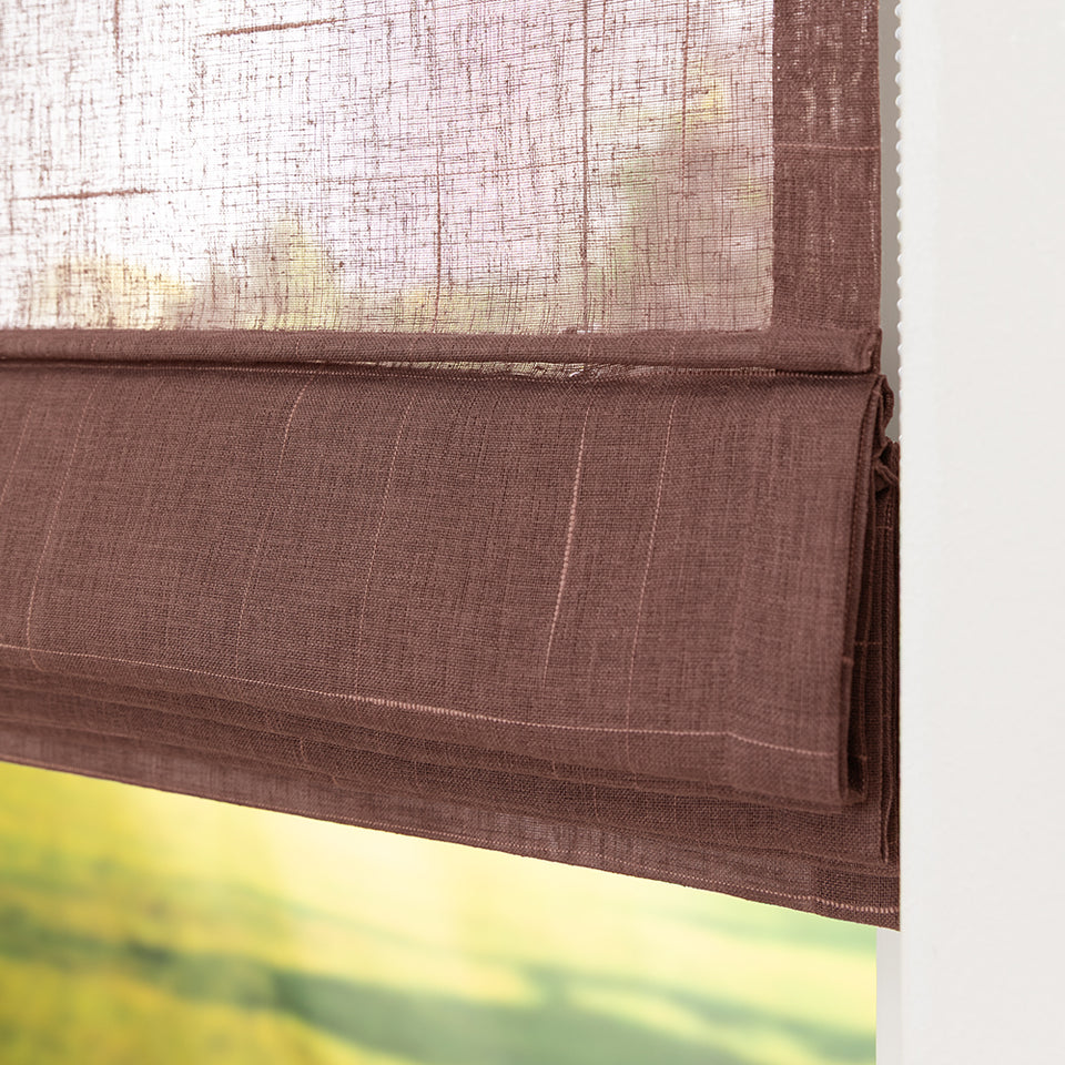 Vouwgordijn Breeze -  Aubergine