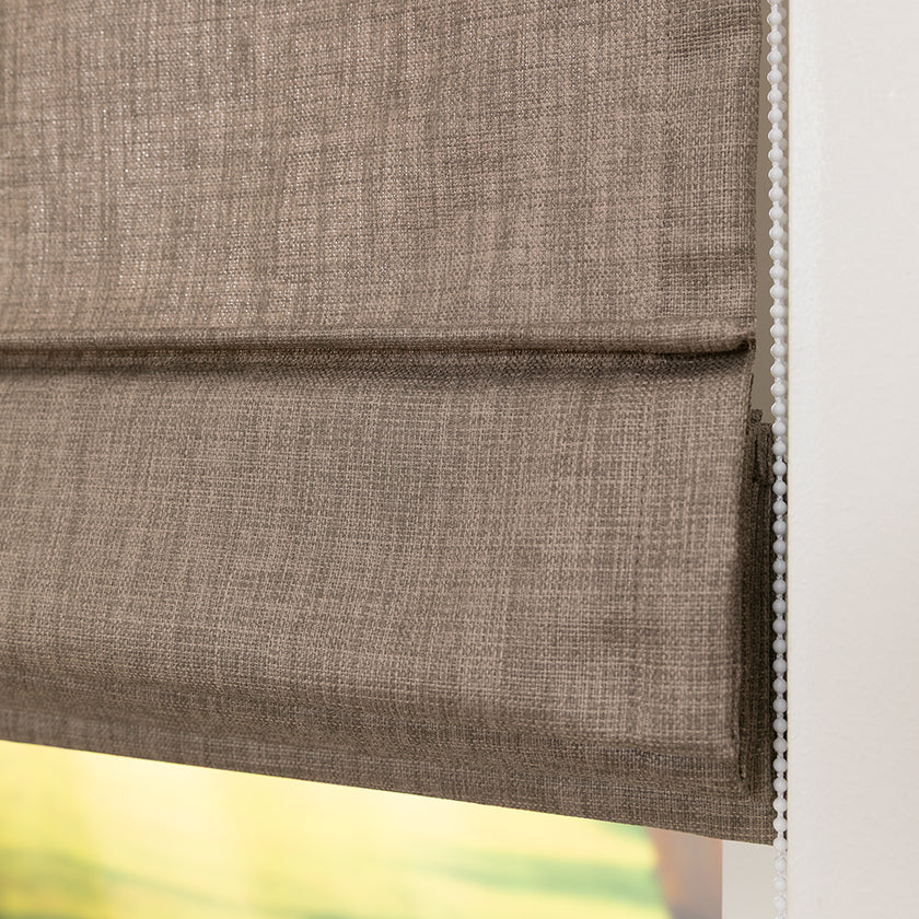 Vouwgordijn Favor - Lichtbruin