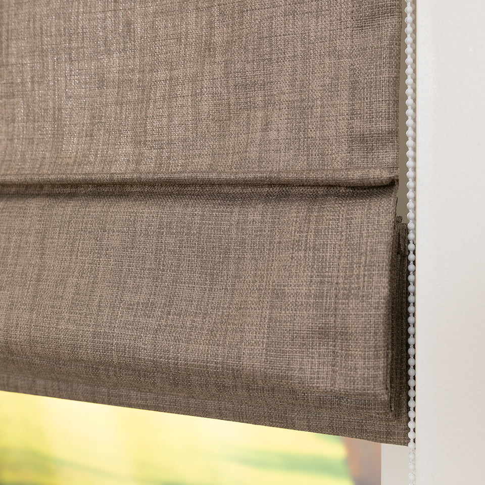 Vouwgordijn Favor - Lichtbruin