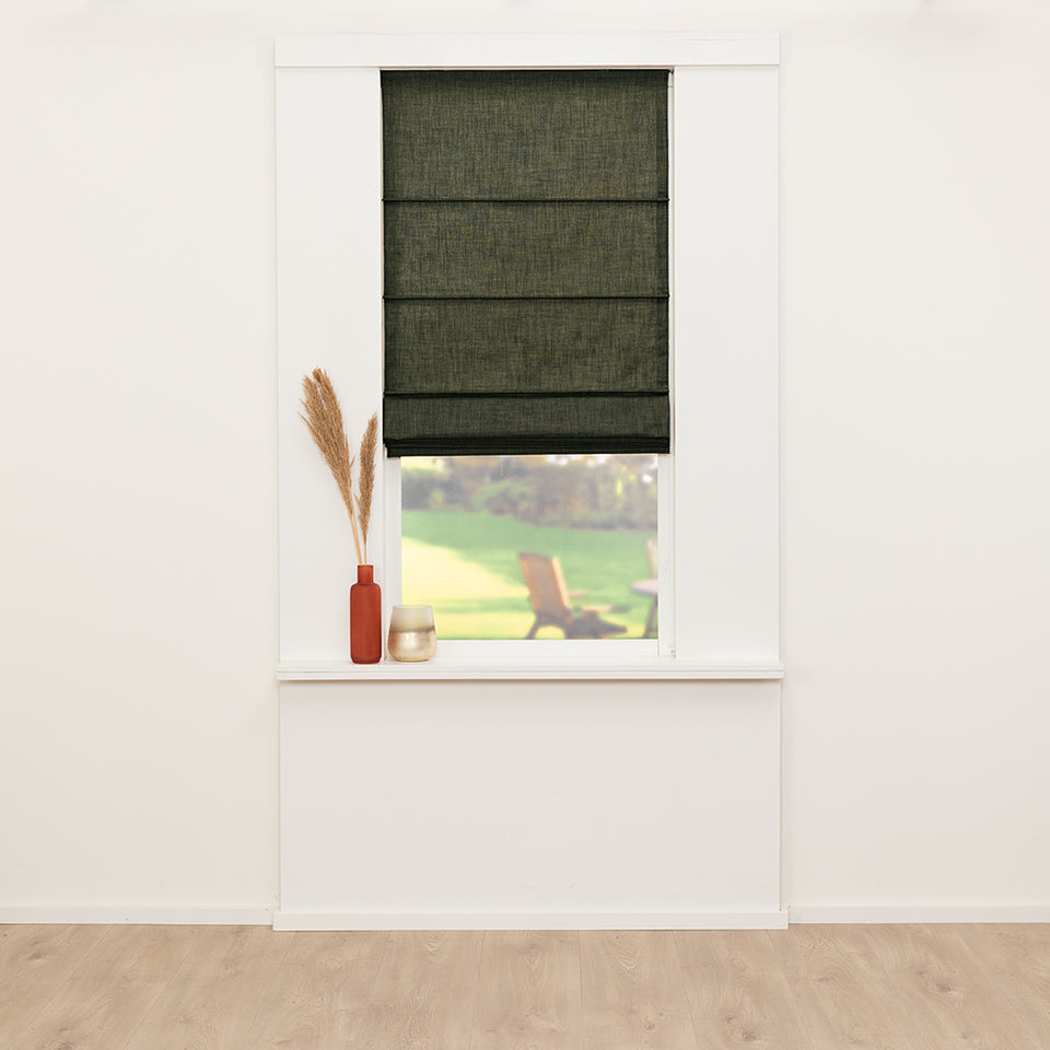 Vouwgordijn Favor - Donkergroen