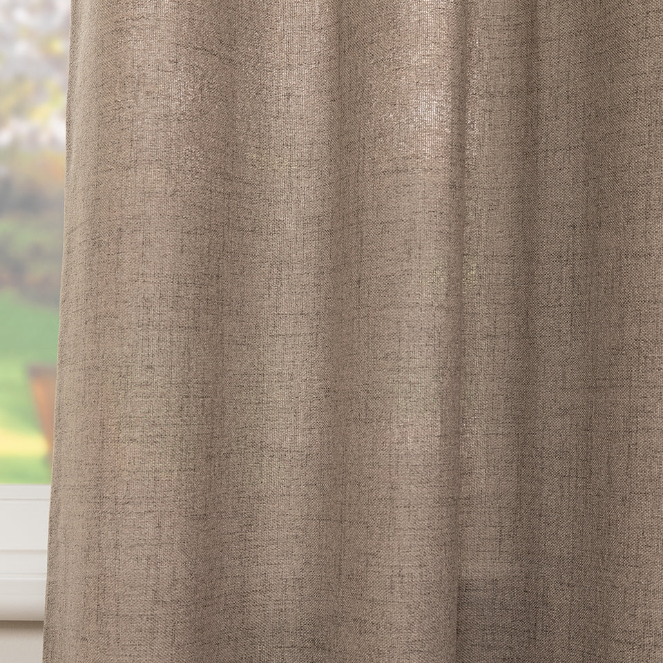 Gordijn Fine  - Lichtbruin