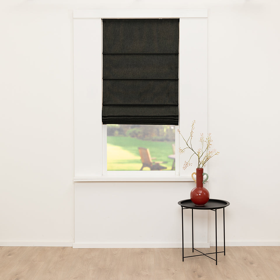 Vouwgordijn Vicky - Zwart